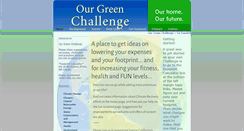 Desktop Screenshot of ourgreenchallenge.org